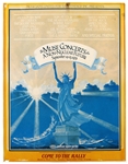 Muse Concerts for a Non-Nuclear Future Original Concert Poster Featuring Bruce Springsteen, Tom Petty, Bonnie Raiit and More