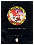 Black Sabbath Band Signed Program JSA