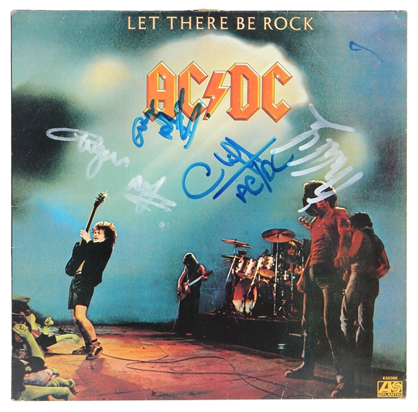 AC/DC Band Signed "Let There Be Rock" Album JSA