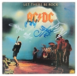 AC/DC Band Signed Let There Be Rock Album JSA