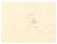 1958 Paul McCartney Original Artwork