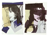 Andy Warhol Signed Mick Jagger Prints