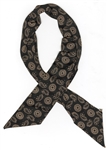 Elvis Presley Owned & Worn Navy Blue Paisley Cravat