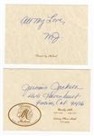 Michael Jackson Handwritten and Signed Note to Jermaine Jackson