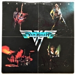 Van Halen Signed Debut Album with David Lee Roth REAL LOA