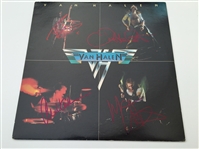 Van Halen Signed Debut Album with David Lee Roth REAL LOA
