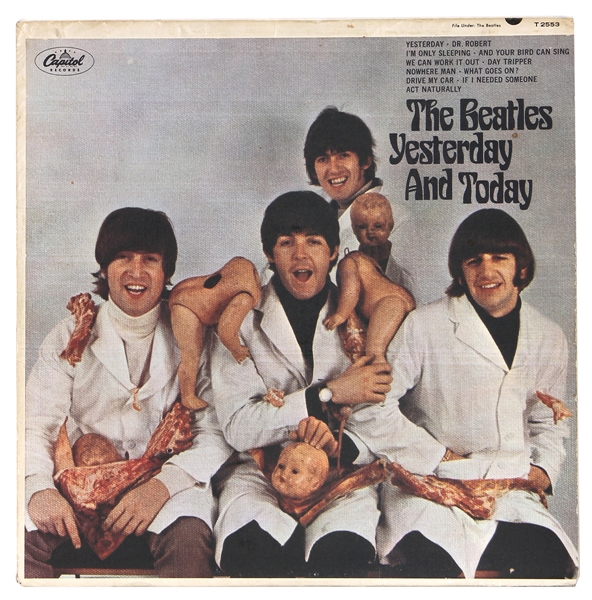 Beatles Yesterday and Today 3rd State Butcher Cover, Yesterday and Today Tops of the Pops, and Paul McCartney Insert