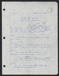
Marlon Jackson Original Handwritten Homework