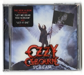 Ozzy Osbourne (Black Sabbath) Signed Scream C.D.