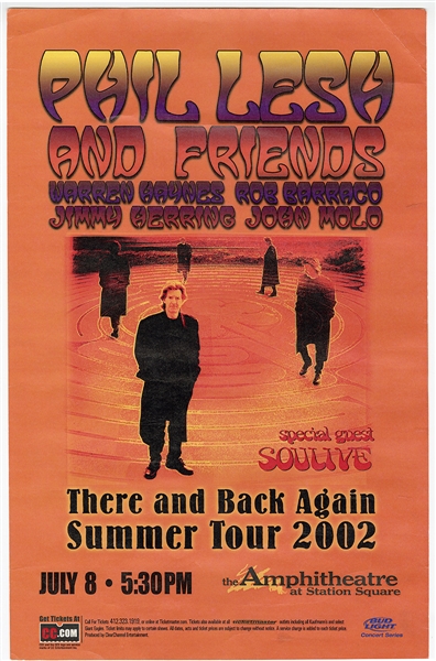 Grateful Dead Phil Lesh and Friends Original 2002 Concert Poster