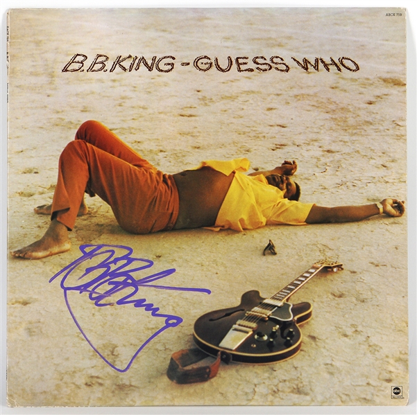 B.B. King Signed “Guess Who” Album JSA