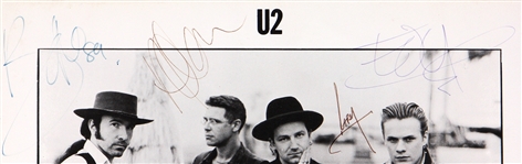 U2 Signed Promotional Photograph