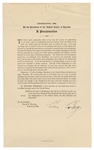 Calvin Coolidge Signed Thanksgiving Presidential Proclamation 1928 JSA