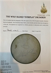 Tho Who Band Signed Stage Used Everplay Drumhead with Keith Moon TRACKS UK LOA