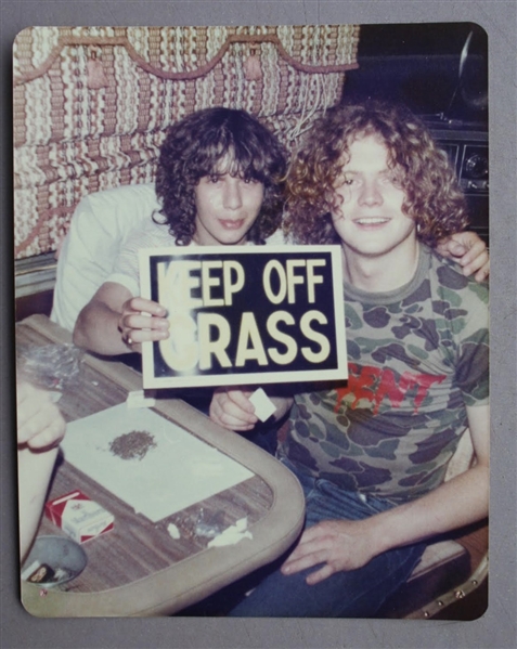 Def Leppard Rick Allen and Pete Willis Never Before Seen Original Snapshot