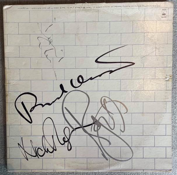 Pink Floyd Signed "The Wall" Album JSA & Floyd Authentic LOA