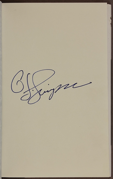 O.J. Simpson Signed "I Want To Tell You: My Response to Your Letters, Your Messages, Your Questions " Book