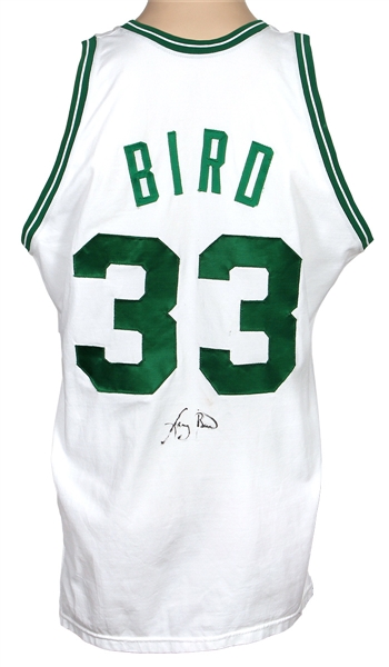 Larry Bird Game Worn and Signed ROOKIE Boston Celtics Home Jersey MEARS, JSA and Celtics LOAs