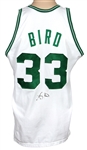 Larry Bird Game Worn and Signed ROOKIE Boston Celtics Home Jersey MEARS, JSA and Celtics LOAs