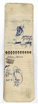 Shoeless Joe Jackson Owned and Handwritten Notebook Beckett