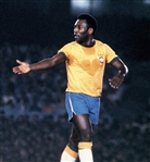 Pelé Historic Signed and National Match Worn Jersey on 10/6/1976 Last National Game MEARS & JSA