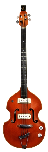 Rolling Stones Bill Wyman Owned & Played EKO Violin Bass Guitar