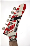 Eddie Van Halen Owned & Stage Played Custom 1984 Kramer Stryped Guitar for 5150 Tour