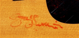George Harrison Played and Twice-Signed Acoustic Guitar with Original Unreleased Cassette Recording TRACKS UK & Frank Caiazzo