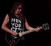Ace Frehley Owned & Stage Played 1973 Tobacco Burst Les Paul Deluxe First Ever KISS Guitar Converted To “Blackie” Ace Frehley LOA