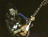 Ace Frehley Owned & Stage Played 1973 Tobacco Burst Les Paul Deluxe First Ever KISS Guitar Converted To “Blackie” Ace Frehley LOA