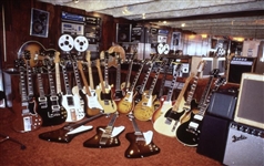 Ace Frehley Owned & Stage Played 1973 Tobacco Burst Les Paul Deluxe First Ever KISS Guitar Converted To “Blackie” Ace Frehley LOA