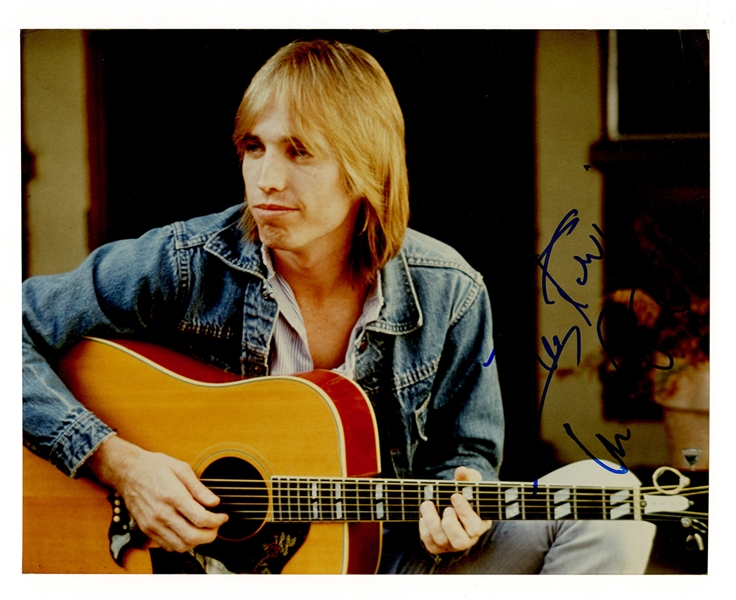Tom Petty Signed Photograph JSA