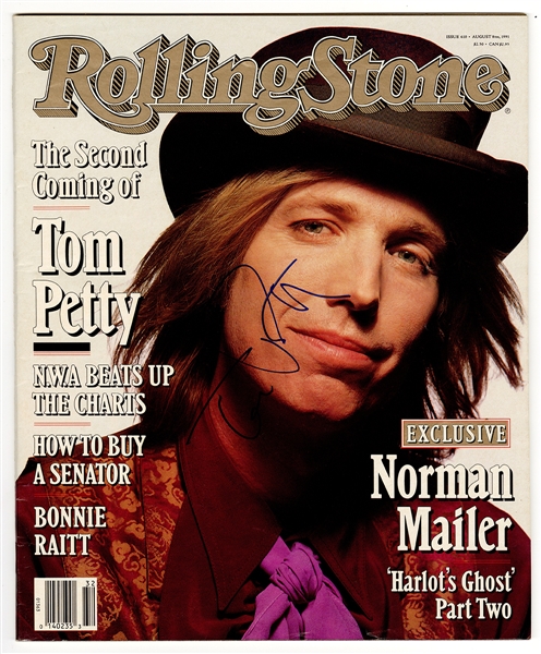 Tom Petty Signed Rolling Stone Magazine JSA