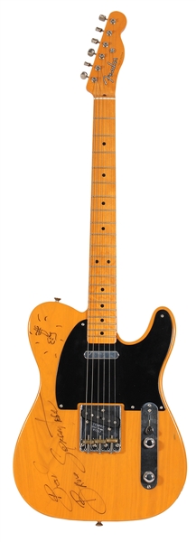 Bruce Springsteen Owned & Signed 1952 Fender Telecaster Reissue Guitar JSA