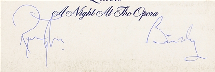 Queen Band Signed A Night At The Opera Album JSA