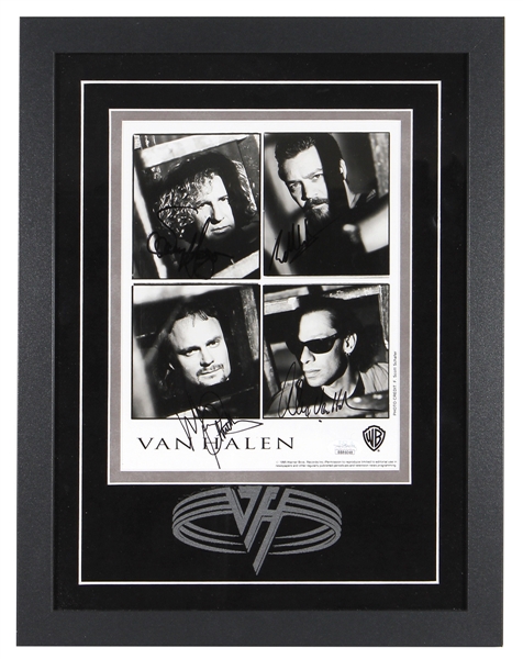 Van Halen Band Signed Photograph JSA