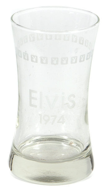 Elvis Presley Owned 1974 Playboy Glass