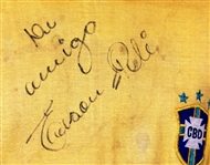 Pelé Historic Signed and National Match Worn Jersey on 10/6/1976 Last National Game MEARS & JSA