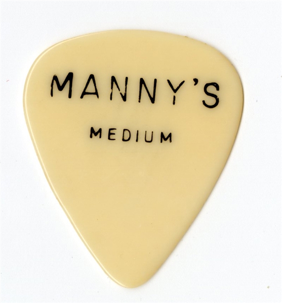 John Lennons Owned and Used Manny’s Medium Guitar Pick