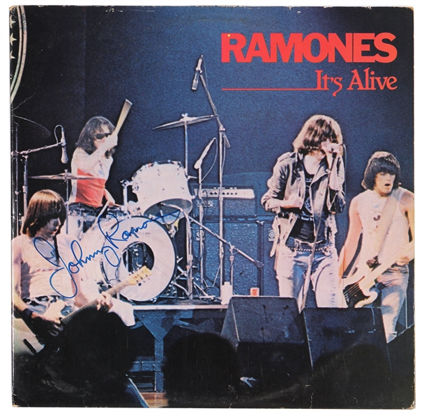 Johnny Ramone Signed “It’s Alive” Album