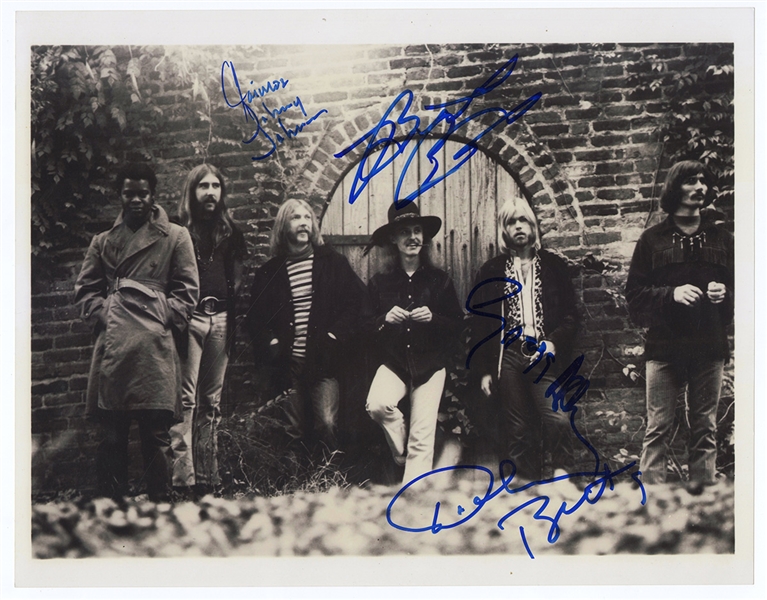 Allman Brothers Band Signed Photograph