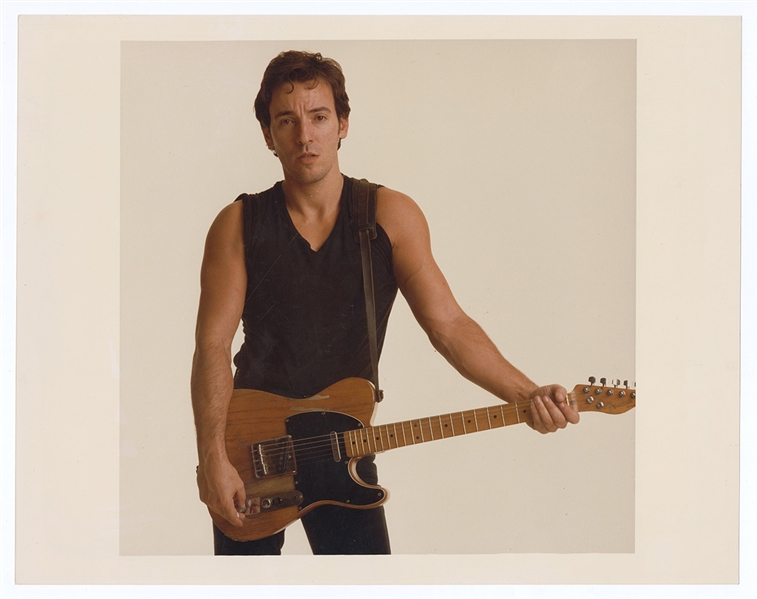 Bruce Springsteen Original Annie Leibovitz "Born In The U.S.A." Outtake Album Cover Photograph