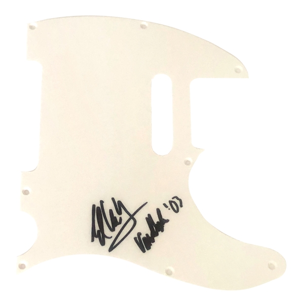 Eddie Van Halen Signed Fender Telecaster Pickguard JSA