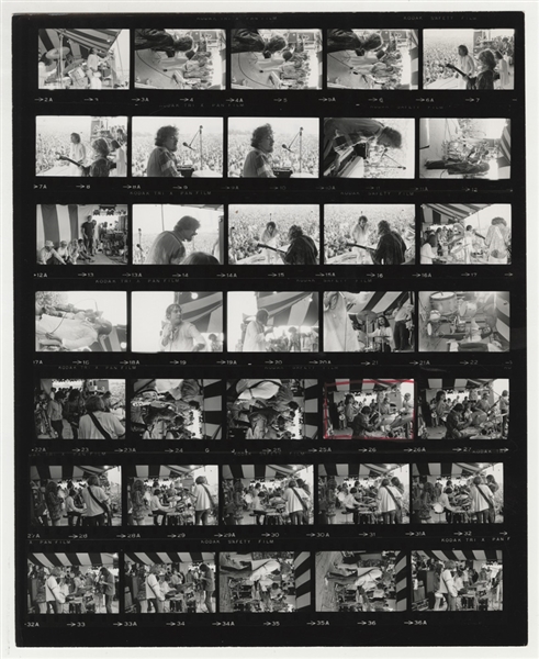 Monterey Pop Festival Original Jim Marshall Vintage Stamped Photograph