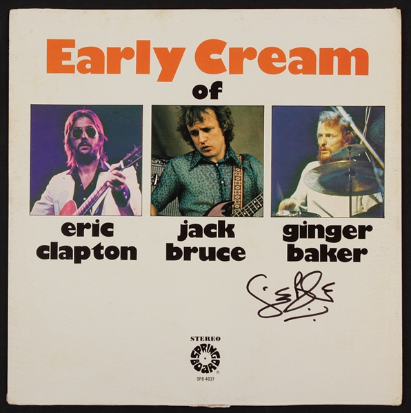 Ginger Baker Signed "Early Cream" Album