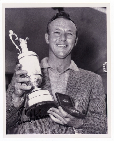 Arnold Palmer Signed British Open Photograph