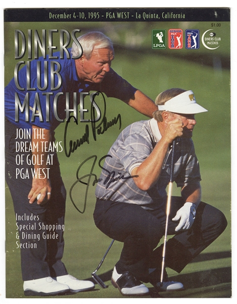 Arnold Palmer and Jack Nicklaus Signed Magazine