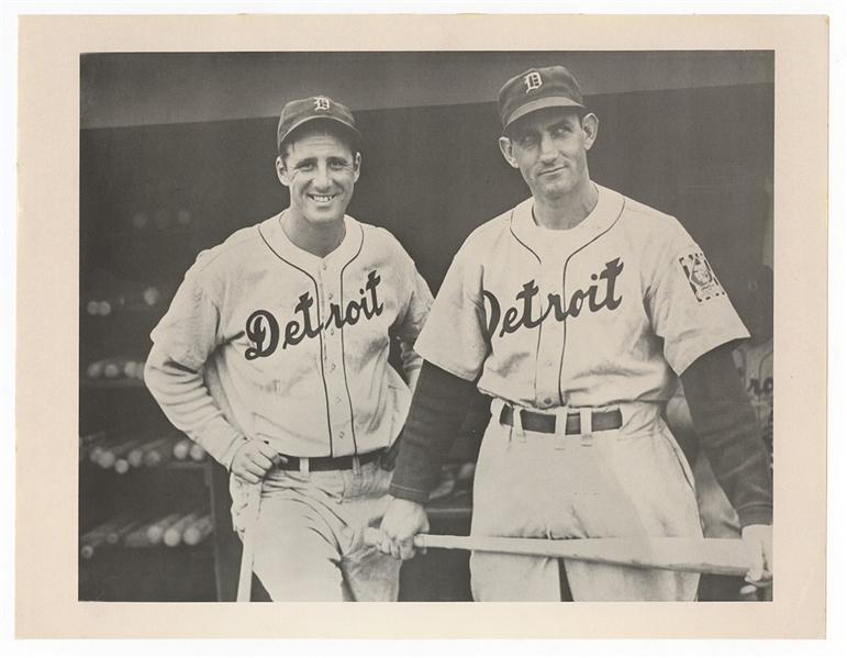 Hank Greenberg and Charlie Gehringer Photograph