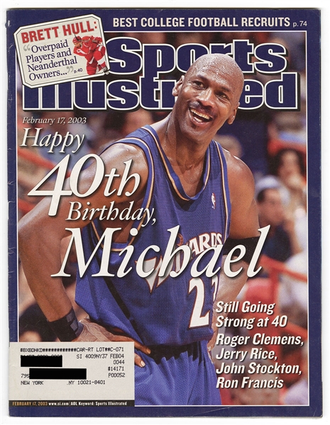 2003 Sports Illustrated Michael Jordan 40th Birthday Issue