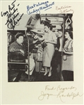 The Honeymooners Cast Signed Photo Display - Secretarial Gleason
